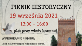 fragment plakatu informujący o Pikniku Historycznym